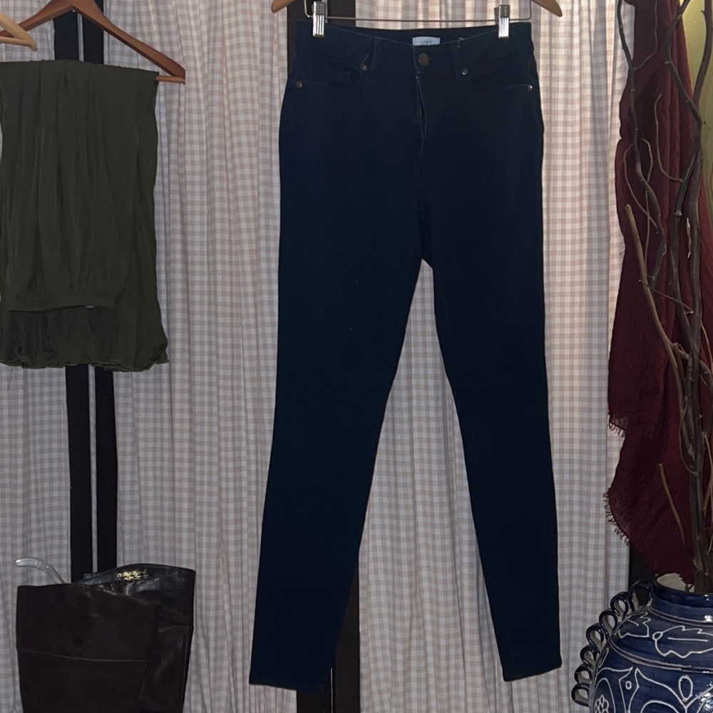 LOFT OUTLET Dark Indigo Curvy High Rise 5 Pocket Legging/Jeggings Sz 4~LIKE NEW!